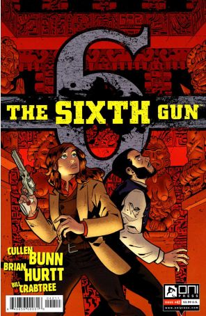 The Sixth Gun 42 published by Oni with cover art by Brian Hurtt