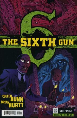 The Sixth Gun 8 published by Oni with cover art by Brian Hurtt