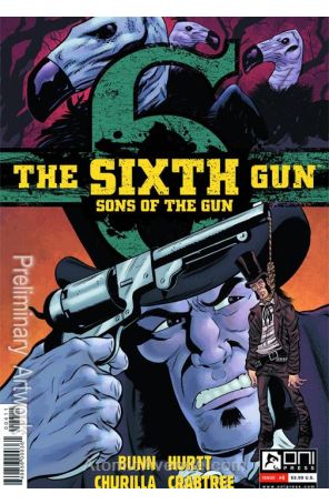 Sixth Gun: Sons of the Gun 4 published by Oni with cover art by Brian Churilla