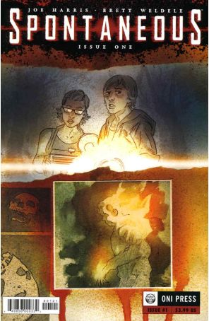 Spontaneous 1A published by Oni with cover art by Brett Weldele