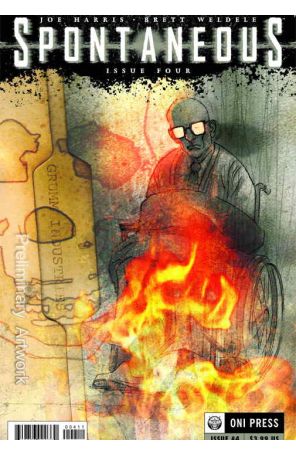 Spontaneous 4 published by Oni with cover art by Brett Weldele