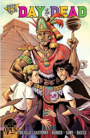Bill And Ted's Day of the Dead 1C published by Opus with cover art by Lukas Ketner