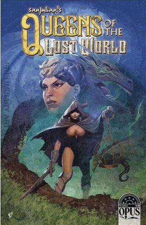 Queens of the Lost World 1A published by Opus with cover art by Ariel Olivetti