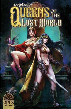 Queens of the Lost World 1D published by Opus with cover art by Dan Panosian