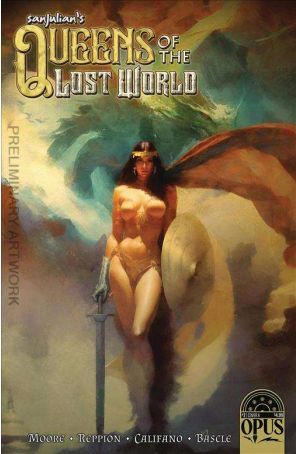 Queens of the Lost World 2A published by Opus with cover art by Ariel Olivetti