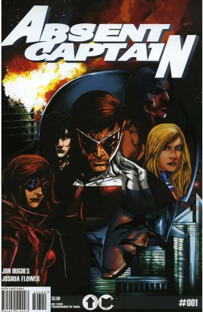 Absent Captain 1 published by Overground with cover art by Joshua Flower