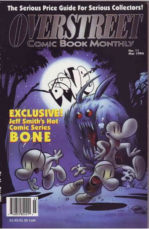 Overstreet's Comic Book Monthly 11 published by Overstreet with cover art by Jeff Smith