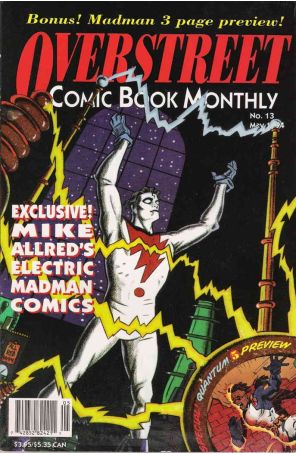 Overstreet's Comic Book Monthly 13 published by Overstreet with cover art by Michael Allred