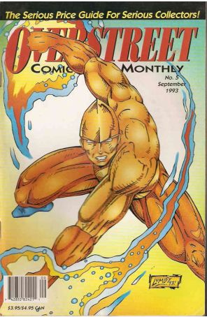 Overstreet's Comic Book Monthly 5 published by Overstreet with cover art by Lumley