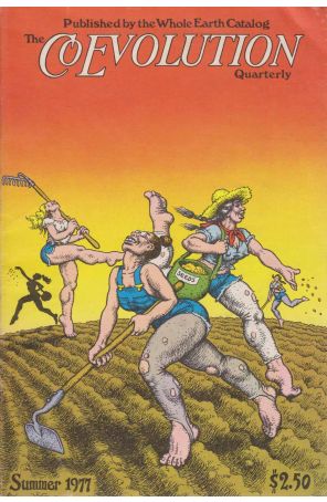 The CoEvolution Quarterly 14 published by POINT with cover art by Robert Crumb