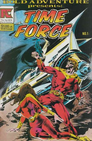 Bold Adventure 1 published by Pacific with cover art by Rudy Nebres