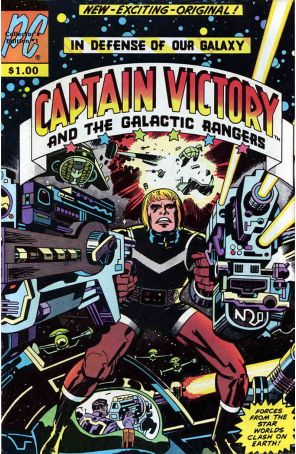 Captain Victory and the Galactic Rangers 1 published by Pacific with cover art by Jack Kirby