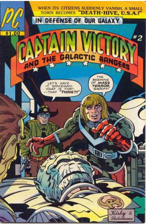 Captain Victory and the Galactic Rangers 2 published by Pacific with cover art by Jack Kirby