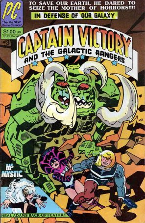 Captain Victory and the Galactic Rangers 3 published by Pacific with cover art by Jack Kirby