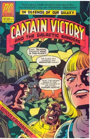 Captain Victory and the Galactic Rangers 4 published by Pacific with cover art by Jack Kirby