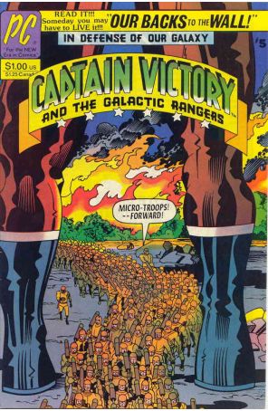 Captain Victory and the Galactic Rangers 5 published by Pacific with cover art by Jack Kirby