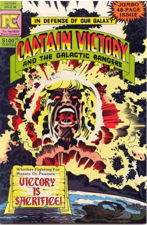 Captain Victory and the Galactic Rangers 6 published by Pacific with cover art by Jack Kirby