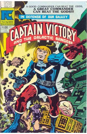 Captain Victory and the Galactic Rangers 9 published by Pacific with cover art by Jack Kirby