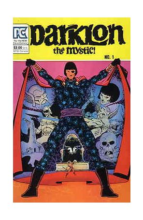 Darklon the Mystic 1 published by Pacific with cover art by Jim Starlin