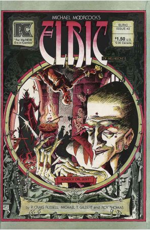 Elric 2 published by Pacific with cover art by P. Craig Russell and Michael T. Gilbert