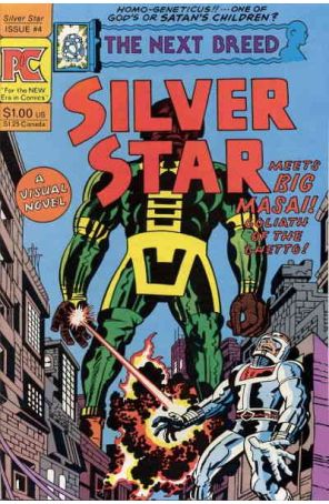 Silver Star 4 published by Pacific with cover art by Jack Kirby