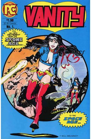 Vanity 1 published by Pacific with cover art by Will Meugniot
