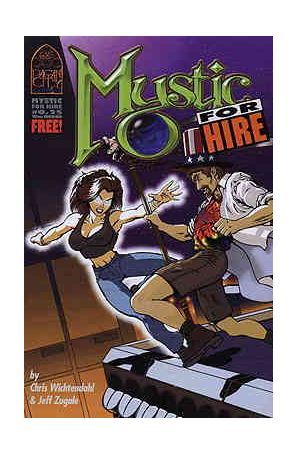 Mystic for Hire 0.25 published by Pagan City with cover art by Jeff Zugale