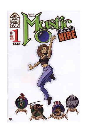 Mystic for Hire 1 published by Pagan City with cover art by Jeff Zugale