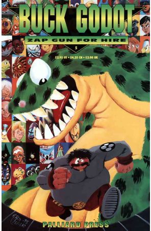 Buck Godot, Zap Gun For Hire 5 published by Palliard with cover art by Phil Foglio