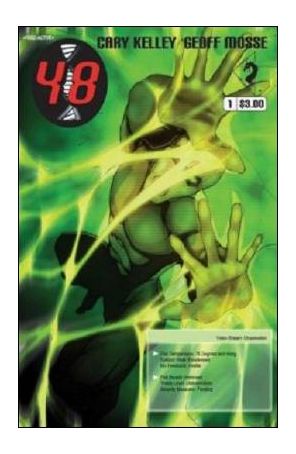 48 Comic Book 1 published by Paper Dragonz with cover art by John Scavella