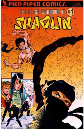 Beast Warriors of Shaolin 1 published by Pied Piper