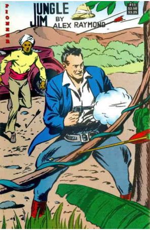 Official Jungle Jim 11 published by Pioneer with cover art by Alex Raymond