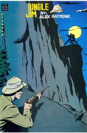 Official Jungle Jim 14 published by Pioneer with cover art by Alex Raymond