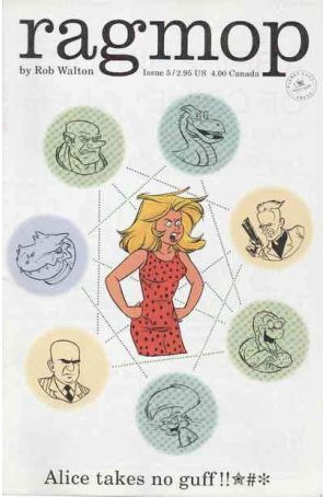 Ragmop 5 published by Planet Lucy with cover art by Rob Walton