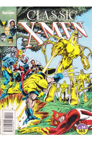 Classic X-Men (Comics Forum) 24 published by Planeta DeAgostini with cover art by Kerry Gammill