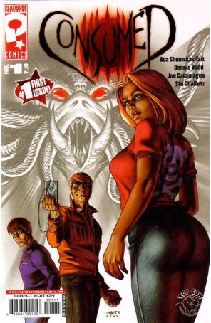 Consumed 1 published by Platinum with cover art by Joseph Michael Linsner