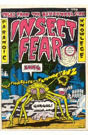 Insect Fear 1 published by Print Mint with cover art by Spain Rodriguez