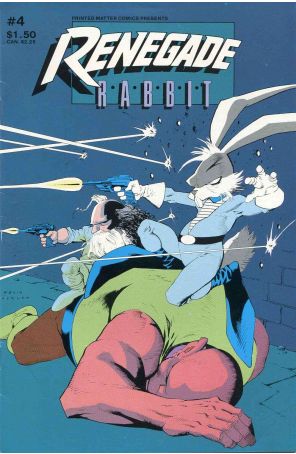 Renegade Rabbit 4 published by Printed Matter with cover art by Kevin Nowlan