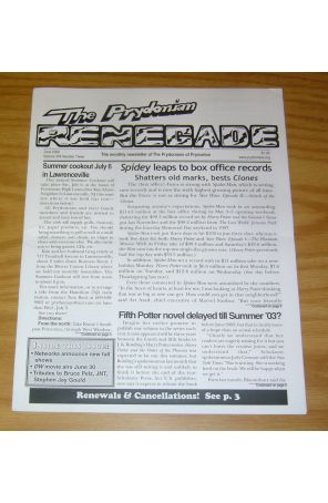 Prydonian Renegade (vol. 19) 3 published by Prydonians of Prynceton