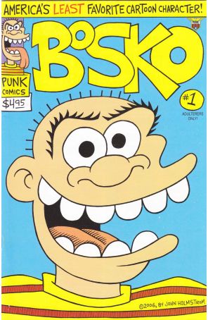 Bosko 1 published by Punk Magazine with cover art by John Holmstrom