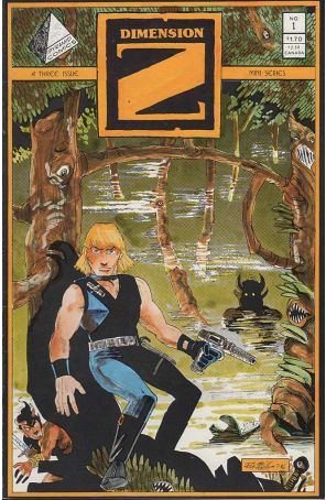 Dimension Z 1 published by Pyramid with cover art by Rick McCollum