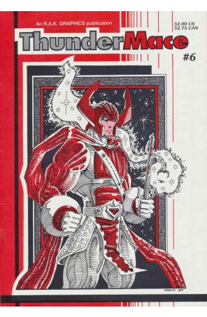 Thundermace 6 published by R.A.K with cover art by Robert Kraus