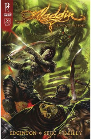 Aladdin: Legacy of the Lost 2B published by Radical with cover art by Lucio Parrillo