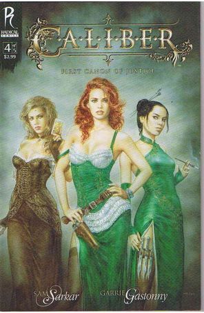 Caliber 4A published by Radical with cover art by Luis Royo