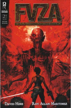 FVZA: Federal Vampire and Zombie Agency 2A published by Radical with cover art by Clint Langley