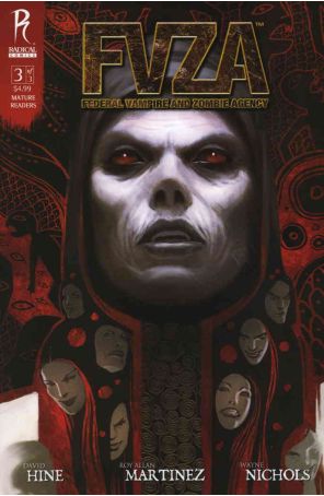 FVZA: Federal Vampire and Zombie Agency 3B published by Radical with cover art by Jelena Kevic-Djurdjevic