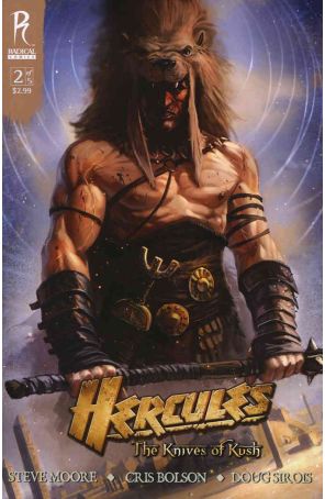 Hercules: The Knives of Kush 2A published by Radical with cover art by Marko Djurdjevic