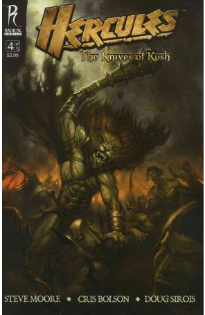 Hercules: The Knives of Kush 4B published by Radical with cover art by J.P. Targete