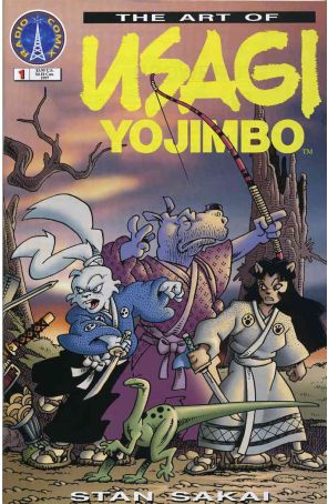 The Art of Usagi Yojimbo 1 published by Radio Comix with cover art by Stan Sakai
