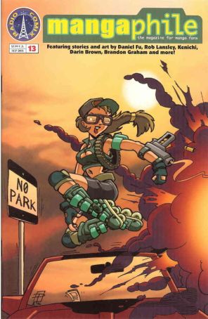 Mangaphile 13 published by Radio Comix with cover art by Ferdinand Poblete
